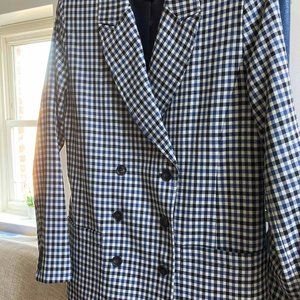 Pendelton Wool Blue Black Check Jacket